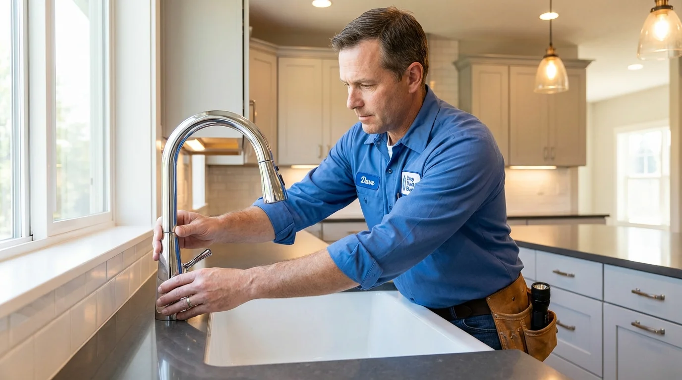 Kitchen faucet installation by Johns Plumbing LLC in Vidor